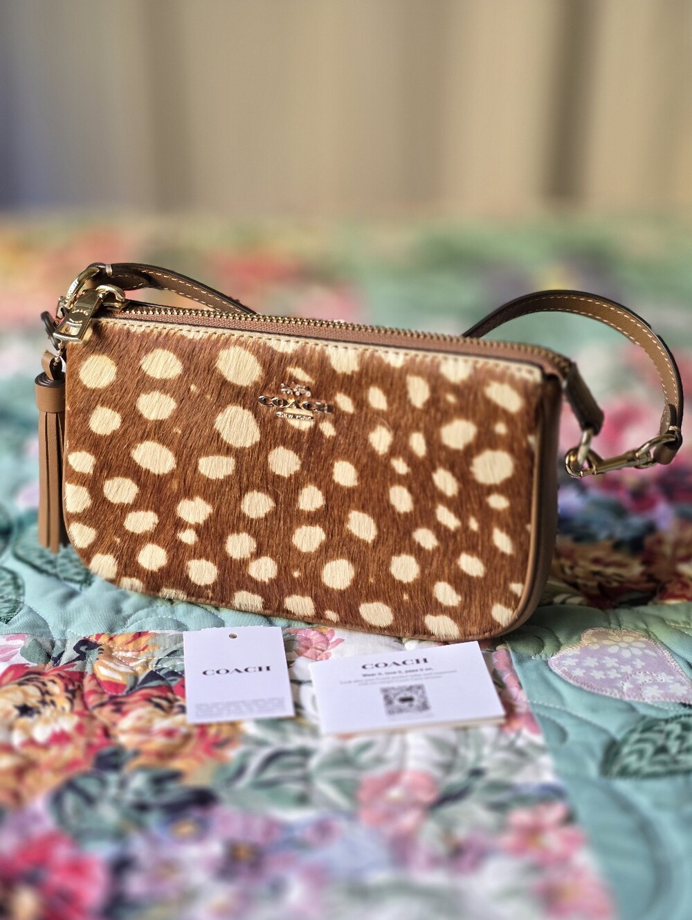 *NWT* COACH Nolita 19 With Deer Print, Fawn Print Purse